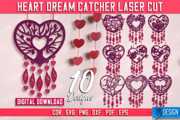 Download Heart Dream Catcher Bundle|Romantic Gift - Romantic Collection