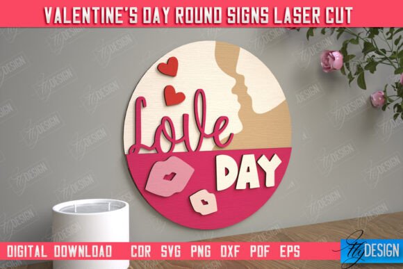Download Valentine's Round Signs | Romantic Gift - Romantic Collection