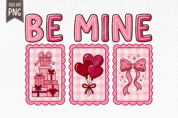 Download Be Mine Valentine Romantic Card PNG - Romantic Collection