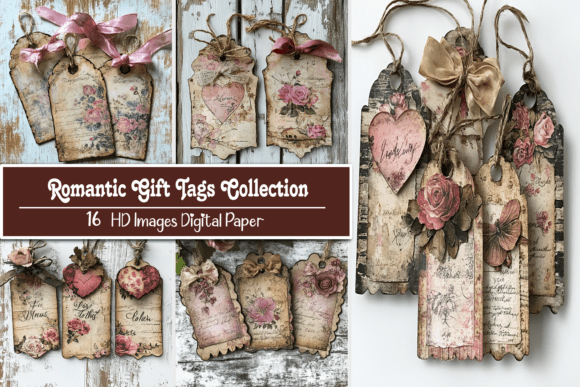 Download Romantic Gift Tags Collection - Romantic Collection