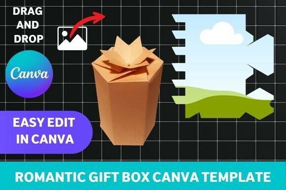 Download Romantic Gift Box Template - Romantic Collection
