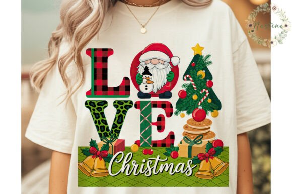 Download Christmas Gnome LOVE Design PNG Clipart - Gnome Collection
