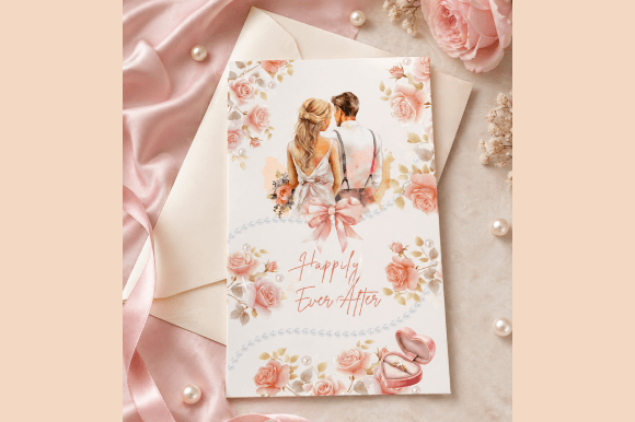 Download Romantic Wedding Card Printable - Romantic Collection