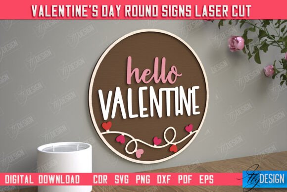 Download Valentine's Round Signs | Romantic Gift - Romantic Collection