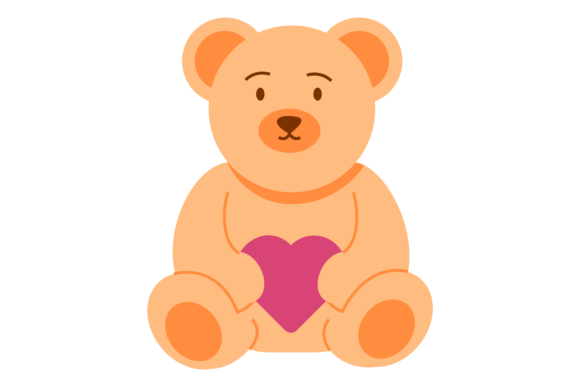 Download Teddy Bear with Heart. Romantic Gift. so - Romantic Collection