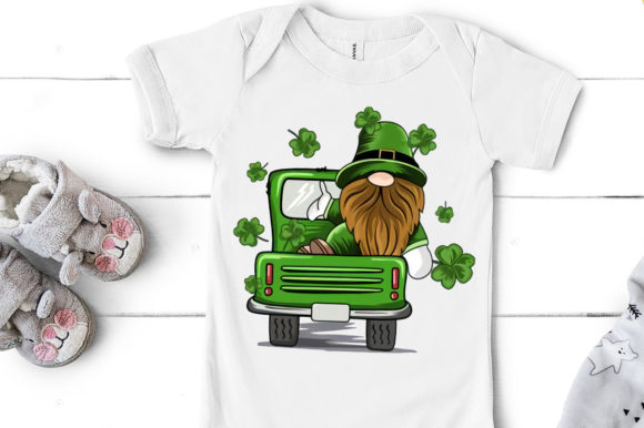 Download Patrick's Day, Gnome Truck Shamrock PNG - Gnome Collection