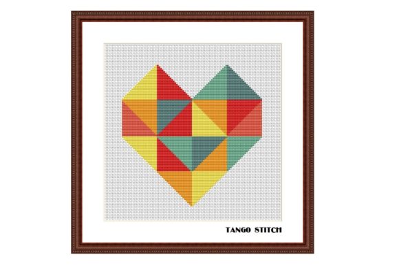 Download Geometric Heart Romantic Gift Valentines - Romantic Collection